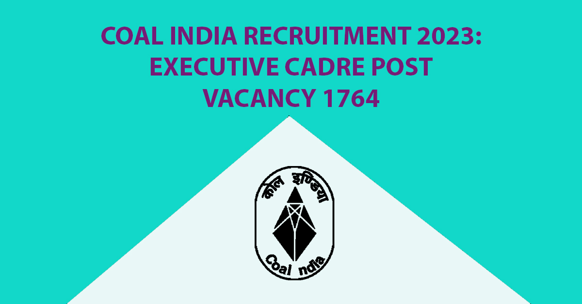 coal India recruitment 2023