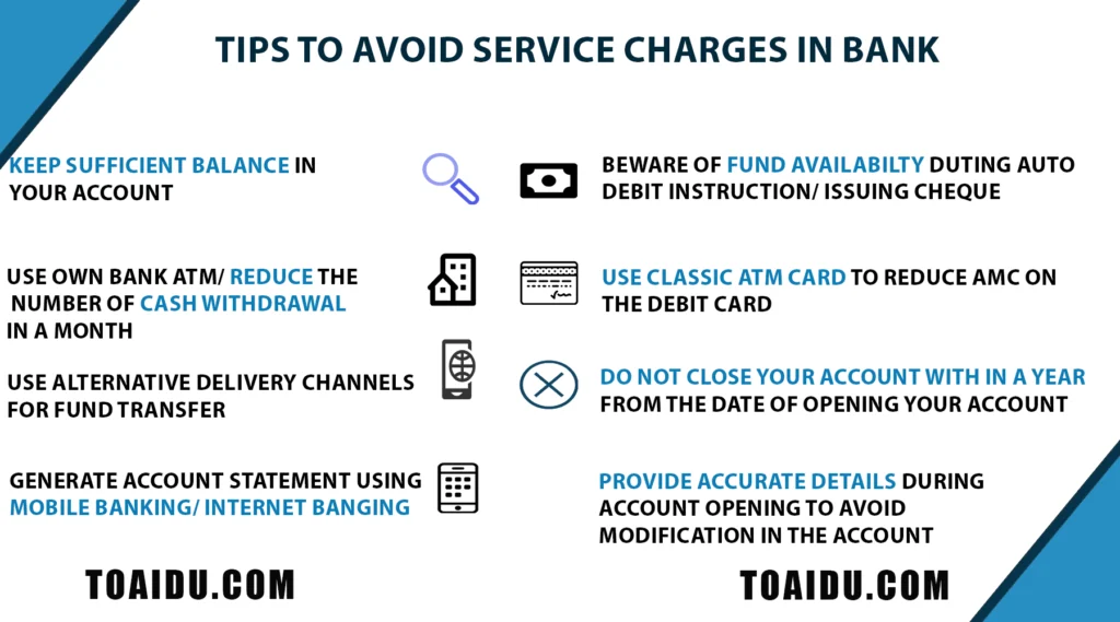 8 Common Service Charges in Bank and Tips to Avoid Them
